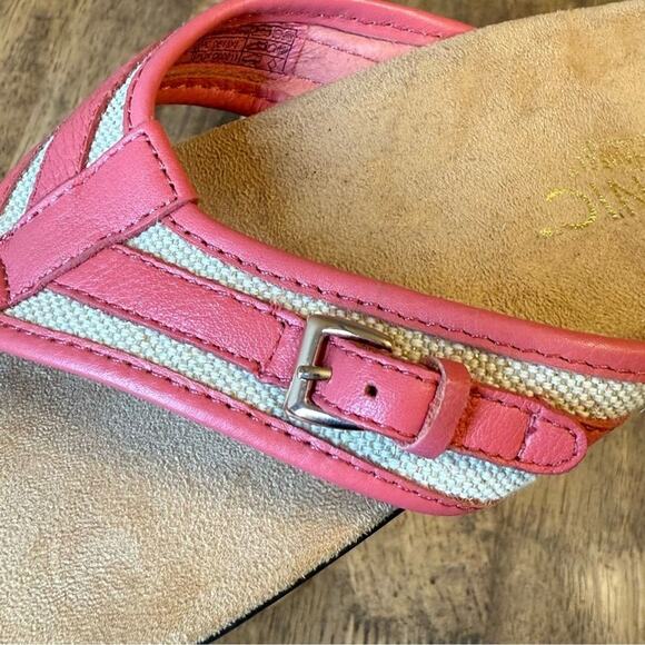 Vionic Women’s Marisa Comfort Arch Heel Buckle Accent Flip-Flip Sandal Pink Sz 5 - Picture 8 of 8